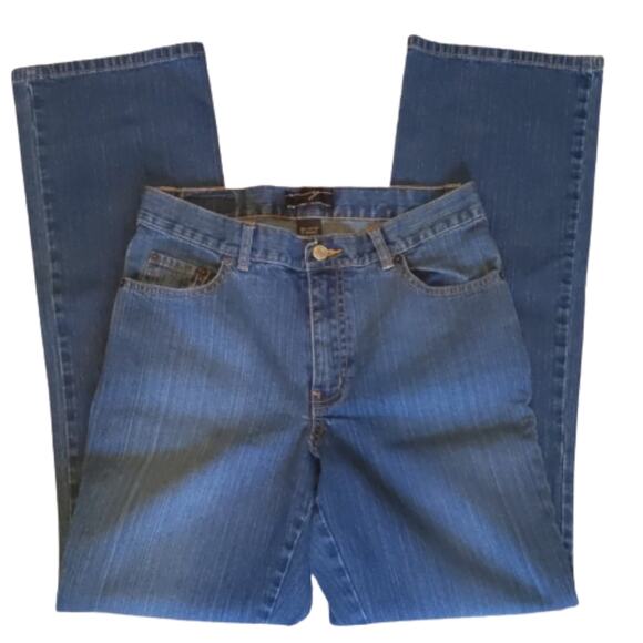 New York & Company High Rise Boot Cut Jeans - Picture 1 of 5